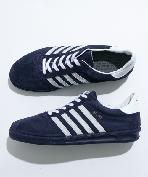 REPRODUCTION OF FOUND（リプロダクションオブファウンド）の「REPRODUCTION OF FOUND×RED SEAM　別注RUSSIAN TRAINER（スニーカー・メンズ・ネイビー・41/42/43）」の2枚目の写真