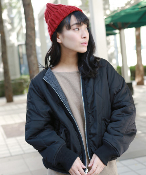 LAKOLE（ラコレ）の「【マルチウェイ】リバーシブルボアショートボマー