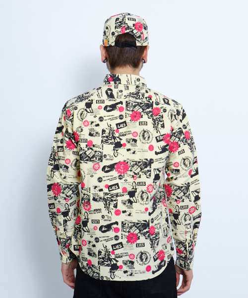 XLARGE(エクストララージ)の「XLARGE×JAMIE REID OX B.D.SHIRT JAMIE REID(シャツ/ブラウス・メンズ・ホワイト/イエロー/ブルー・SMALL/MEDIUM/LARGE/X-LARGE)」の5枚目の写真