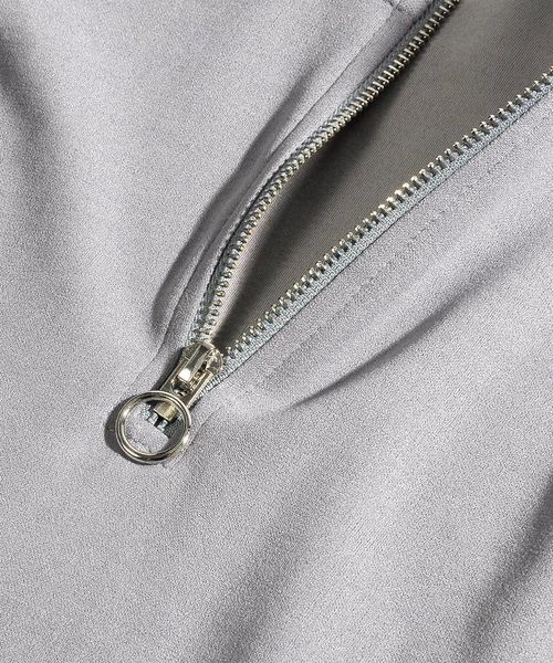 neos（ネオス）の「【neos -addictive design-】ビッグシルエット スタンド襟 ハーフジップ アノラックシャツ（シャツ/ブラウス・メンズ・ブラック/グレー/テラコッタ/カーキ/ネイビー・MEDIUM/LARGE）」の20枚目の写真