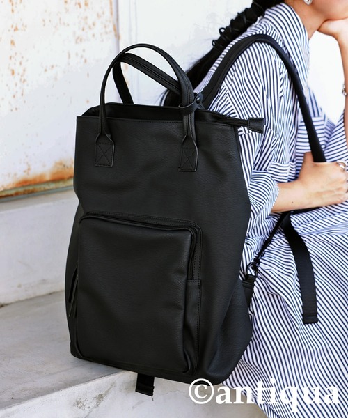 antiqua(アンティカ)の「2wayバッグパック(バックパック/リュック・レディース・ブラック・FREE)」の18枚目の写真