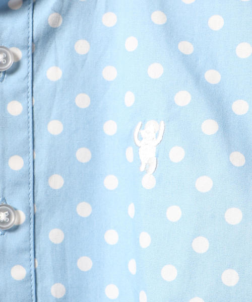 coen（コーエン）の「【オケージョンにもおすすめ・coen キッズ / ジュニア】ドットカッタウェイシャツ(100～150cm)（シャツ/ブラウス・キッズ・オフホワイト/ブラック/ライトブルー・140/130/120/150/100/110）」の14枚目の写真