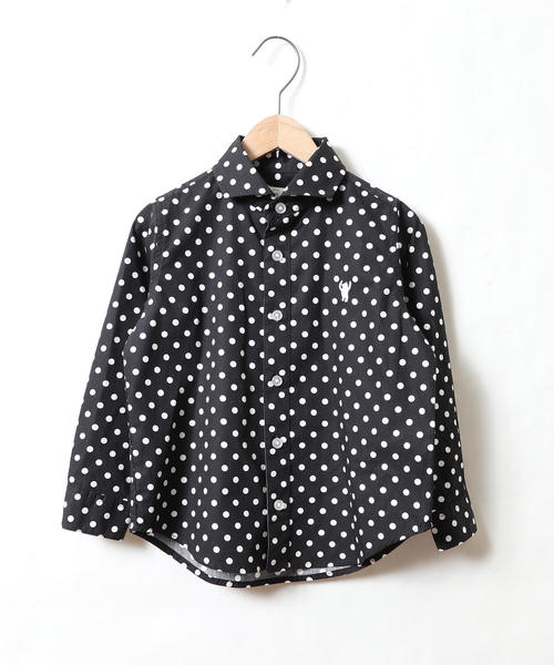 coen（コーエン）の「【オケージョンにもおすすめ・coen キッズ / ジュニア】ドットカッタウェイシャツ(100～150cm)（シャツ/ブラウス・キッズ・オフホワイト/ブラック/ライトブルー・140/130/120/150/100/110）」の11枚目の写真