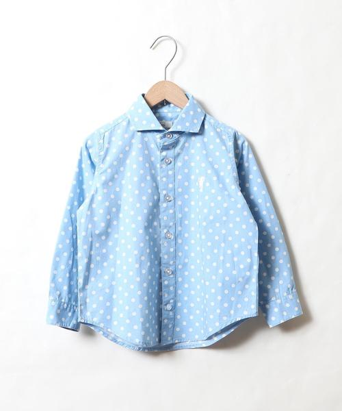 coen（コーエン）の「【オケージョンにもおすすめ・coen キッズ / ジュニア】ドットカッタウェイシャツ(100～150cm)（シャツ/ブラウス・キッズ・オフホワイト/ブラック/ライトブルー・140/130/120/150/100/110）」の15枚目の写真