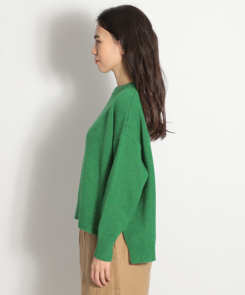 niko and...（ニコアンド）の「メランジクルーネックプルオーバー（ニット/セーター・レディース・パープル/オフホワイト/イエロー/グリーン・MEDIUM/LARGE）」の10枚目の写真