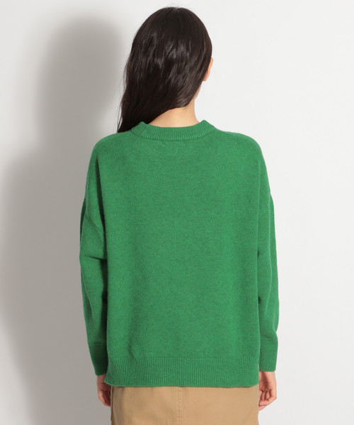 niko and...（ニコアンド）の「メランジクルーネックプルオーバー（ニット/セーター・レディース・パープル/オフホワイト/イエロー/グリーン・MEDIUM/LARGE）」の11枚目の写真