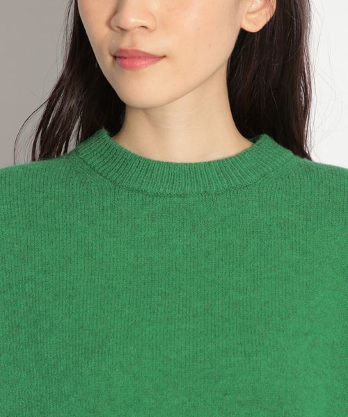 niko and...（ニコアンド）の「メランジクルーネックプルオーバー（ニット/セーター・レディース・パープル/オフホワイト/イエロー/グリーン・MEDIUM/LARGE）」の12枚目の写真