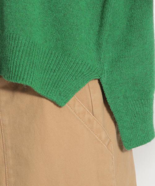 niko and...（ニコアンド）の「メランジクルーネックプルオーバー（ニット/セーター・レディース・パープル/オフホワイト/イエロー/グリーン・MEDIUM/LARGE）」の15枚目の写真