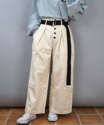 tiptop | ベルト付き前ボタンワイドパンツ(その他パンツ)