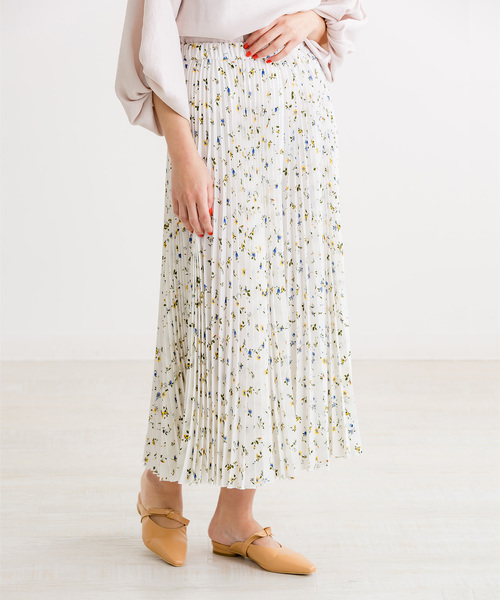 ZAKKA-BOX（ザッカボックス）の「小花柄プリーツキュロット（その他パンツ・レディース・ホワイト/ブラック/ミント/ピンク・FREE）」の11枚目の写真