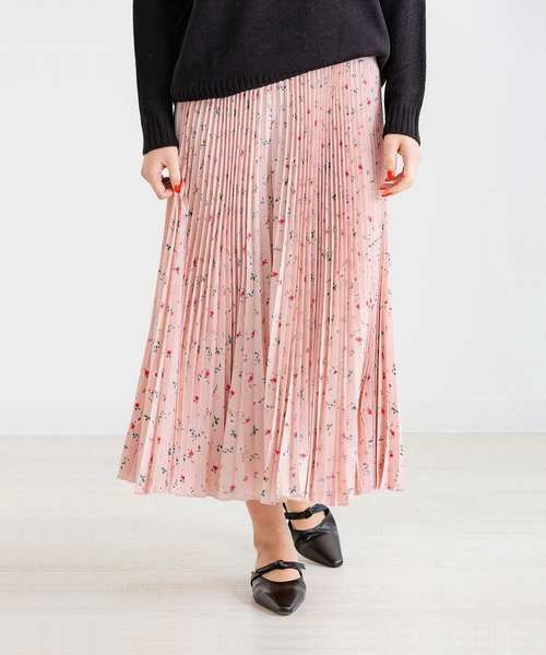 ZAKKA-BOX（ザッカボックス）の「小花柄プリーツキュロット（その他パンツ・レディース・ホワイト/ブラック/ミント/ピンク・FREE）」の18枚目の写真