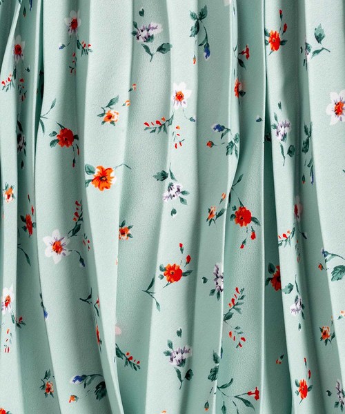 ZAKKA-BOX（ザッカボックス）の「小花柄プリーツキュロット（その他パンツ・レディース・ホワイト/ブラック/ミント/ピンク・FREE）」の21枚目の写真