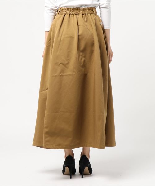 Dickies(ディッキーズ)の「ディッキーズ TCツイルタック入りロングスカート(スカート・レディース・ブラック/ベージュ/ネイビー/ブラウン/オフホワイト・M/L)」の6枚目の写真