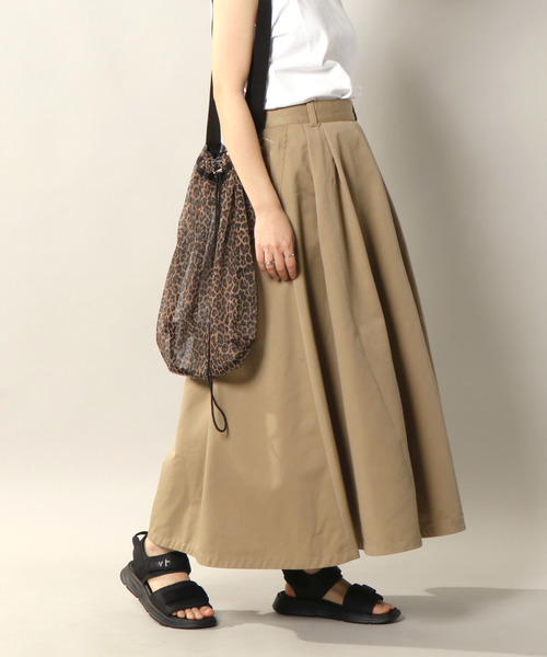 Dickies(ディッキーズ)の「ディッキーズ TCツイルタック入りロングスカート(スカート・レディース・ブラック/ベージュ/ネイビー/ブラウン/オフホワイト・M/L)」の5枚目の写真