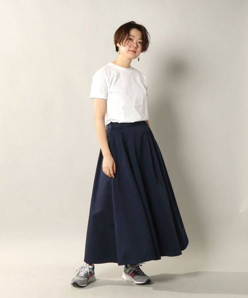 Dickies(ディッキーズ)の「ディッキーズ TCツイルタック入りロングスカート(スカート・レディース・ブラック/ベージュ/ネイビー/ブラウン/オフホワイト・M/L)」の16枚目の写真