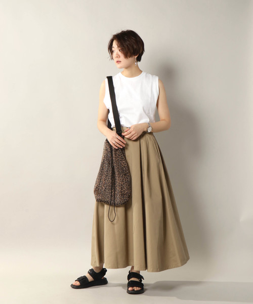 Dickies(ディッキーズ)の「ディッキーズ TCツイルタック入りロングスカート(スカート・レディース・ブラック/ベージュ/ネイビー/ブラウン/オフホワイト・M/L)」の15枚目の写真