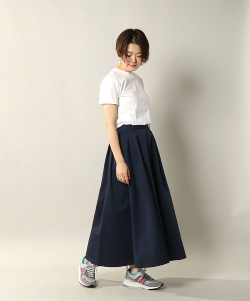 Dickies(ディッキーズ)の「ディッキーズ TCツイルタック入りロングスカート(スカート・レディース・ブラック/ベージュ/ネイビー/ブラウン/オフホワイト・M/L)」の17枚目の写真