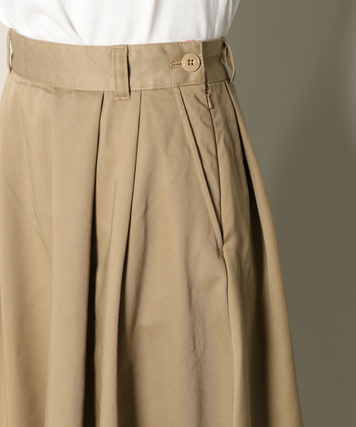 Dickies(ディッキーズ)の「ディッキーズ TCツイルタック入りロングスカート(スカート・レディース・ブラック/ベージュ/ネイビー/ブラウン/オフホワイト・M/L)」の21枚目の写真