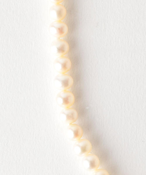 MONKEY TIME(モンキータイム)の「<WWW. WILL SHOTT> SPLIT PRL NC/ネックレス(ネックレス・メンズ・ホワイト・18)」の4枚目の写真