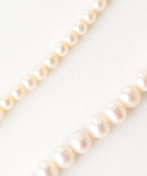 MONKEY TIME(モンキータイム)の「<WWW. WILL SHOTT> SPLIT PRL NC/ネックレス(ネックレス・メンズ・ホワイト・18)」の5枚目の写真