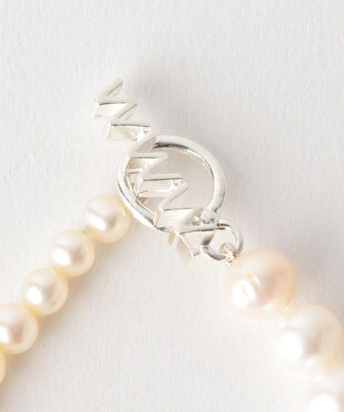 MONKEY TIME(モンキータイム)の「<WWW. WILL SHOTT> SPLIT PRL NC/ネックレス(ネックレス・メンズ・ホワイト・18)」の6枚目の写真