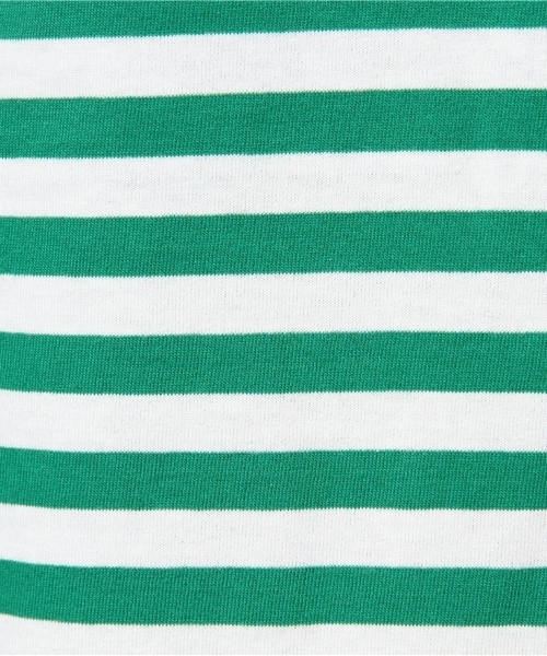 BEAMS BOY(ビームスボーイ)の「BEAMS BOY / 1cmボーダー 7分袖ワンピース 0893CL(ワンピース・レディース・ブラウン/イエロー/グリーン・ONE SIZE)」の5枚目の写真