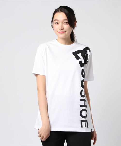 DC(ディーシー)の「半袖Tシャツ DC 5126J933W(Tシャツ/カットソー・レディース・ホワイト/ブラック/レッド・S/M)」の1枚目の写真