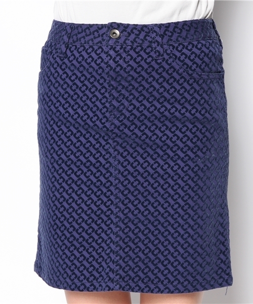 coen（コーエン）の「フロッキープリントタイトミニスカート◆（スカート・レディース・ネイビー/ケリー/ベージュ・LARGE/MEDIUM）」の5枚目の写真