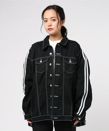 ジャケット・アウター Candy Stripper LINED JACKET PURPLE Candy Stripper（キャンディストリッパー）の「LINED ジャケット