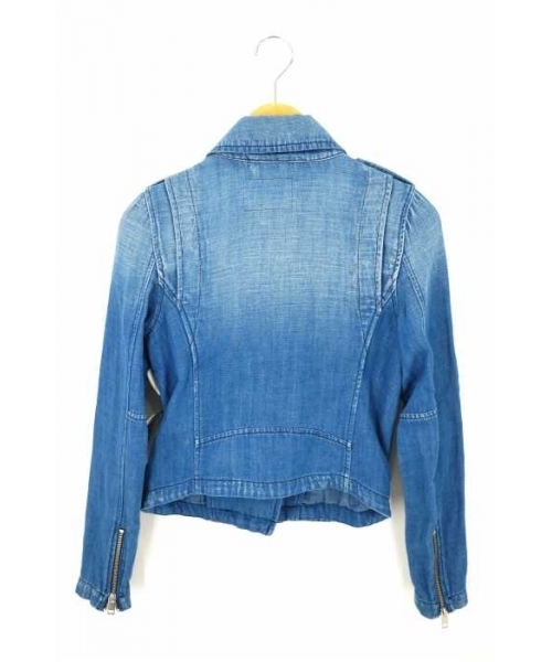 evisu デニム　ライダースジャケット Seagull Print Relax Fit Denim Jacket – EVISU