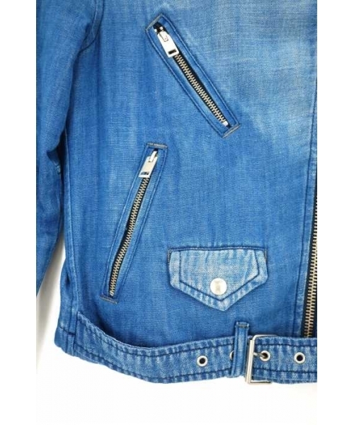 ディーゼル デニム ライダース ジャケット ☆オリジナル一点物☆ DIESEL】ディーゼル デニムライダースジャケット ジージャン XS