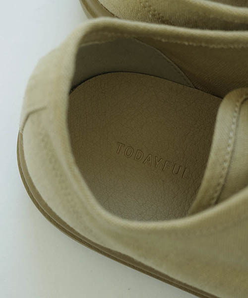 TODAYFUL(トゥデイフル)の「キャンバススニーカー(スニーカー・レディース・ベージュ/キナリ・36inch/38inch/37inch)」の12枚目の写真
