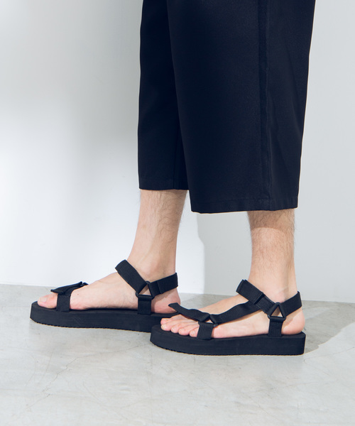 WEGO（ウィゴー）の「WEGO/フラットテープサンダル（サンダル・メンズ・ブラック・X-LARGE/XX-LARGE/XXX-LARGE）」の7枚目の写真