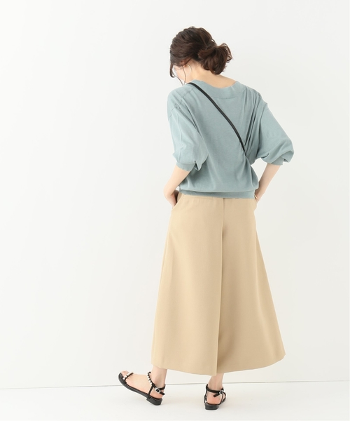 IENA - IENA シルクコットンVネック 2wayプルオーバー IENA（イエナ）の「silk cotton Vネック 2WAY プルオーバー