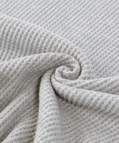 Chaco closet（チャコ クローゼット）の「ビッグシルエット ワッフル ハーフスリーブプルオーバー（Tシャツ/カットソー・レディース・ブラック/ベージュ/ネイビー/オフホワイト/オリーブ/杢グレー/バイオレット・FREE）」の9枚目の写真