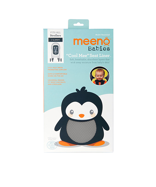 meeno babies（ミーノベビーズ）の「【meeno babies/ミーノベビーズ】クール・ミー ベビーカー専用さらさらシート（ベビーカー/ベビーカー用品・キッズ・ブラック/シルバー・ONE SIZE）」の4枚目の写真