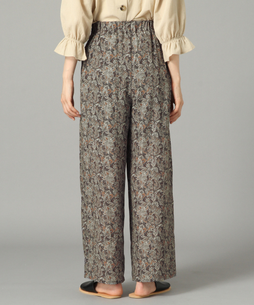 LOWRYS FARM（ローリーズファーム）の「ペイズリーパンツ　843806（その他パンツ・レディース・チャコールグレー/ベージュ/ブラウン・FREE）」の9枚目の写真