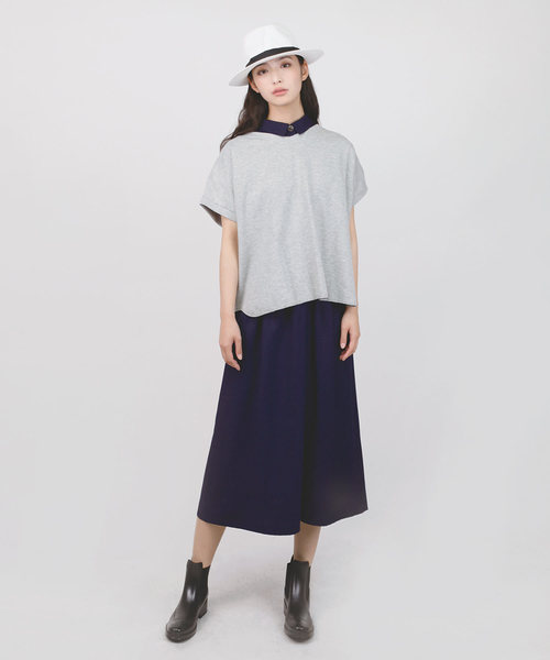 aimoha（アイモハ）の「オックスフォード風ショートレインブーツ（レインシューズ・レディース・ブラック/ブラウン/ブルー/ワイン・23.5cm/24.5cm/23.0cm/24.0cm/25.0cm/22.5cm）」の12枚目の写真