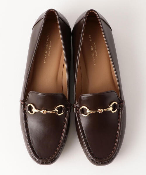 green label relaxing(グリーンレーベルリラクシング)の「◆CFC ビット ローファー(2cmヒール)(ローファー・レディース・ブラック/その他2/ダークブラウン/その他1/ブラウン・24cm/24.5cm/23cm/22cm/23.5cm/25cm/22.5cm)」の2枚目の写真