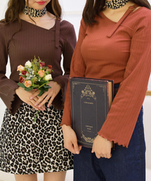 PairPair | スカーフ付ワンショルダープルオーバー(Tシャツ/カットソー)