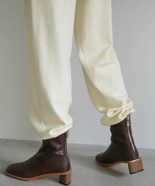 select MOCA（セレクトモカ）の「ジョガーニットパンツ/サイドポケットウエストゴムニットパンツ（その他パンツ・レディース・ブラック/アイボリー/ライトベージュ・FREE）」の10枚目の写真