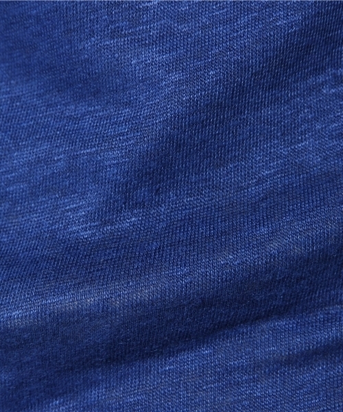 JOURNAL STANDARD relume（ジャーナルスタンダード　レリューム）の「フランダースリネンTシャツ（Tシャツ/カットソー・メンズ・ブルー/バーガンディー/イエロー/グレー/ホワイト/グリーン/ネイビー・LARGE/MEDIUM/SMALL/X-LARGE）」の10枚目の写真