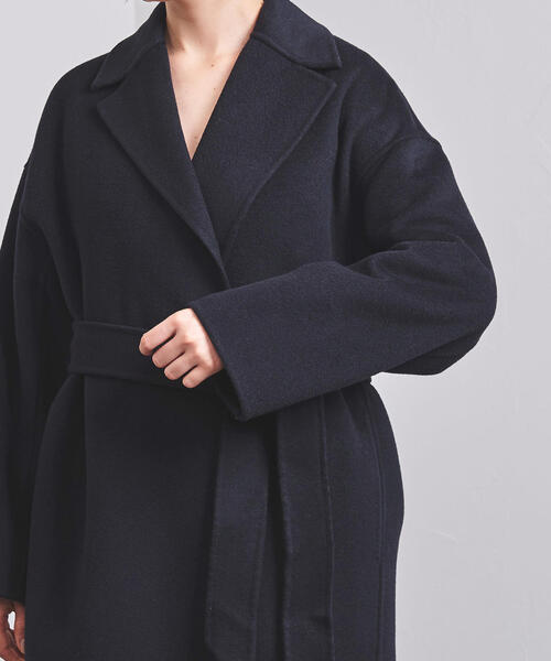 UNITED ARROWS（ユナイテッドアローズ）の「UBCB W/CA リバー テーラードコート（その他アウター・レディース・ネイビー/モカ・40/36/38）」の10枚目の写真