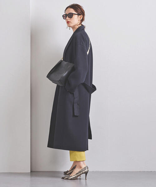 UNITED ARROWS（ユナイテッドアローズ）の「UBCB W/CA リバー テーラードコート（その他アウター・レディース・ネイビー/モカ・40/36/38）」の11枚目の写真