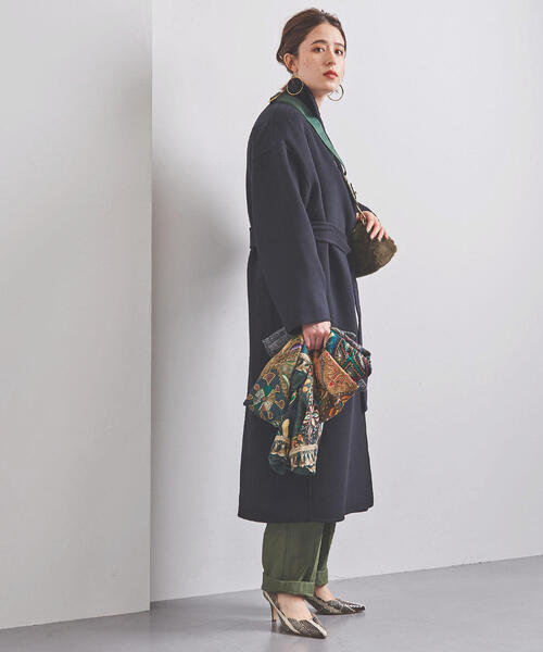 UNITED ARROWS（ユナイテッドアローズ）の「UBCB W/CA リバー テーラードコート（その他アウター・レディース・ネイビー/モカ・40/36/38）」の21枚目の写真