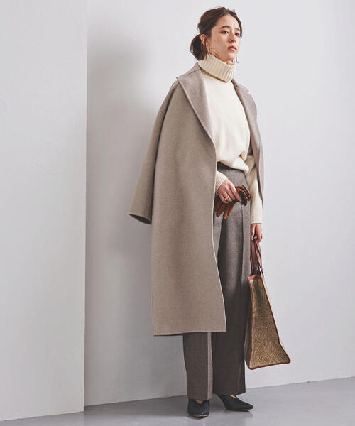 UNITED ARROWS（ユナイテッドアローズ）の「UBCB W/CA リバー テーラードコート（その他アウター・レディース・ネイビー/モカ・40/36/38）」の19枚目の写真