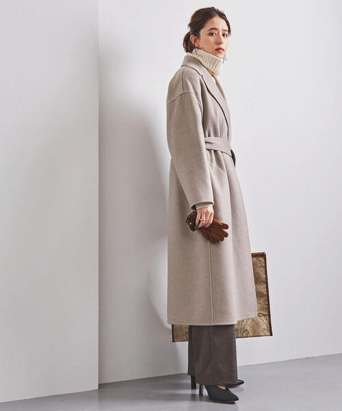 UNITED ARROWS（ユナイテッドアローズ）の「UBCB W/CA リバー テーラードコート（その他アウター・レディース・ネイビー/モカ・40/36/38）」の7枚目の写真