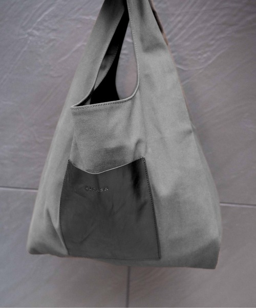 BICASH(ビカーシ)の「【BICASH/ビカーシ】キャンバスエコバッグ/B845(エコバッグ/サブバッグ・メンズ・ブラック/ネイビー/ブラウン/グレー・FREE)」の3枚目の写真