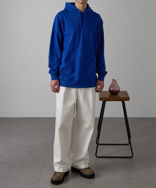 afb ボーダー　パーカー　フーディー　ライトブルー即日発送 AFB パーカー 「AFB / エーエフビー」BORDER HOODIE メンズ