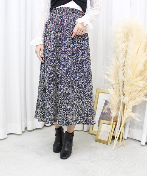 MODE ROBE（モードローブ）の「レオパードフレアスカート（スカート・レディース・ブラック/ブラウン/ベージュ・FREE）」の9枚目の写真